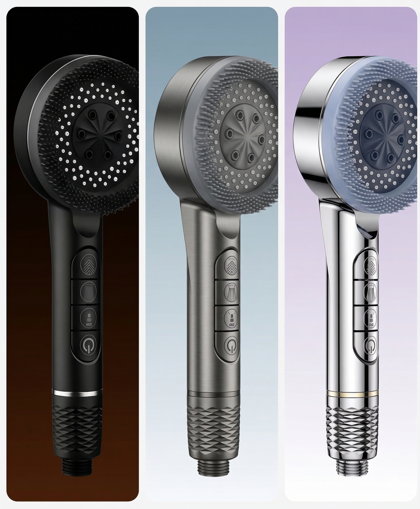 Luxenvio Spa PURE™ | Pommeau de Douche Filtrant Haute Pression (Peau & Cheveux Protégés)